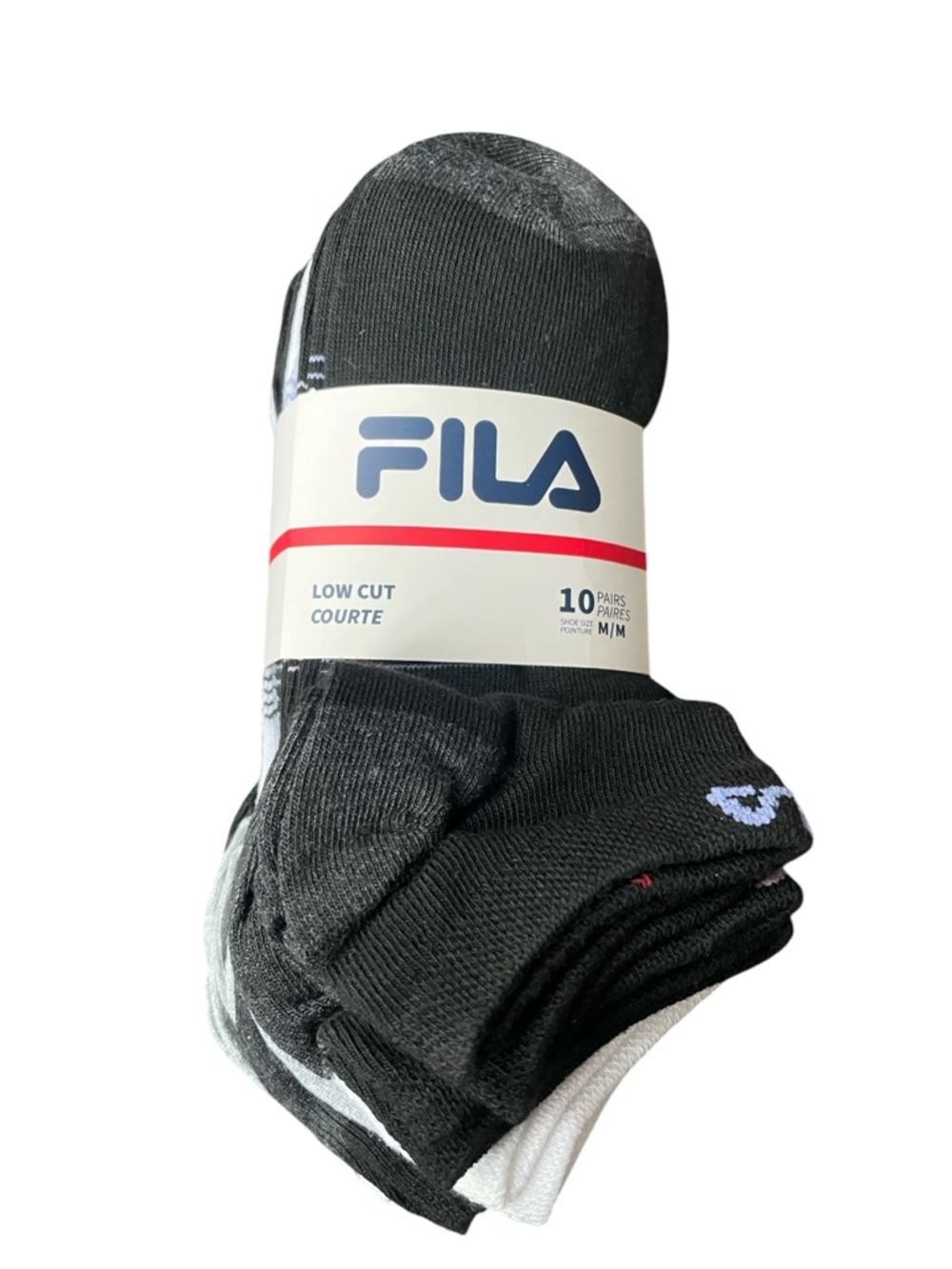 FILA Women’s 10 Pairs Low Cut Socks